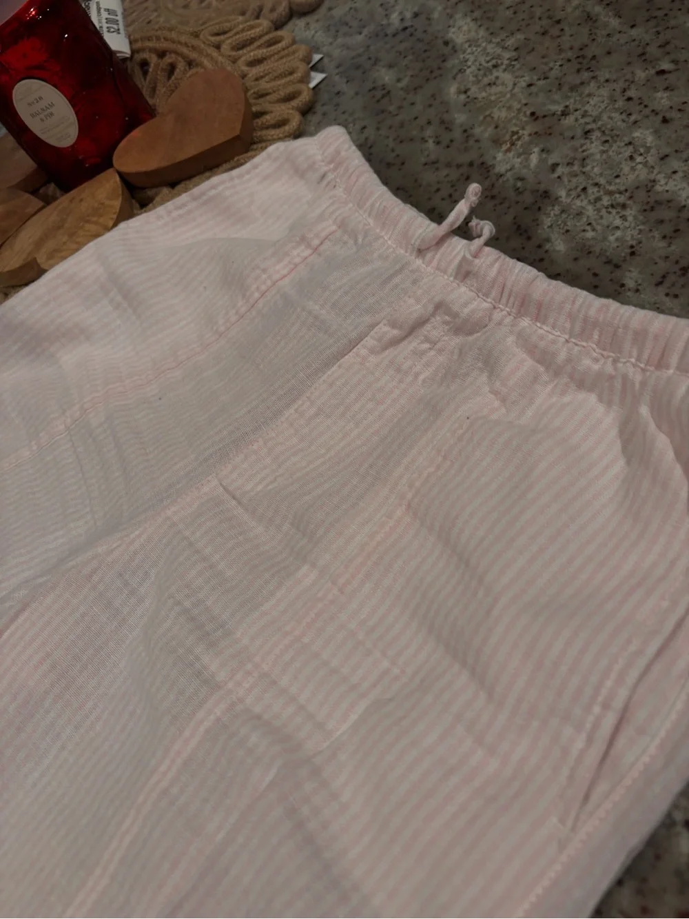 Old Navy Light Pink Ribbed Girls Pants